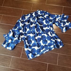 Banana Republic factory top ruffles XL